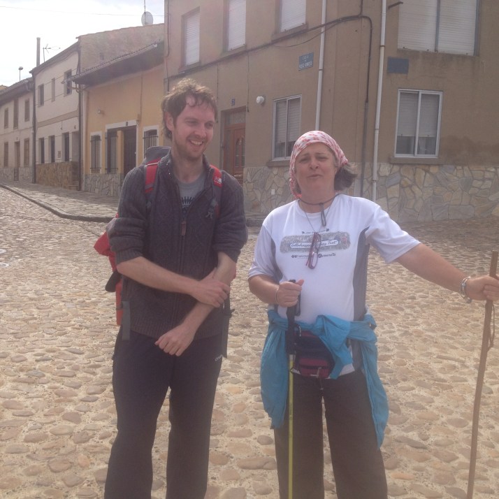 Seamus from Northern Ireland with Morgan. What a gentle soul.
