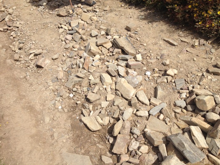 5 hours of rocky paths going down the mountain