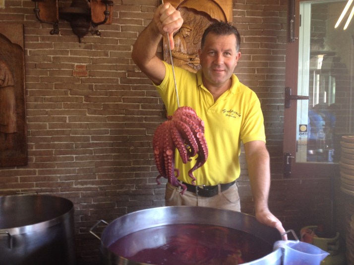 Our first taste of Octopus in Galecia 